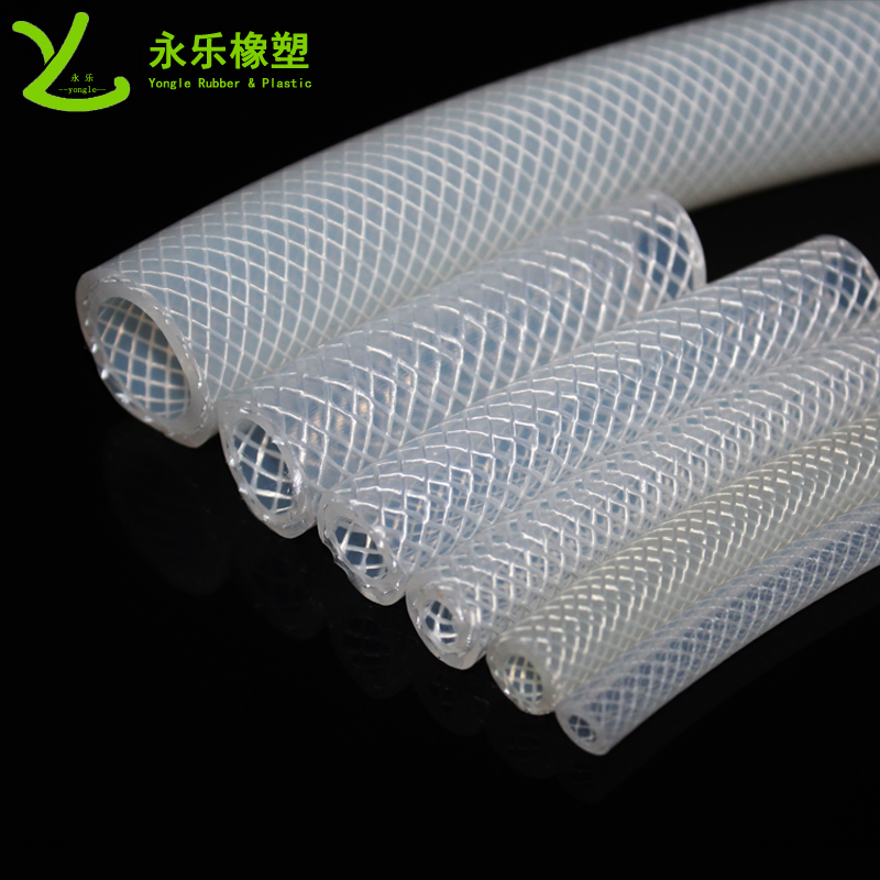 河?xùn)|復(fù)合編織硅膠管，制氧機(jī)編織硅膠管，鉑金編織硅膠管