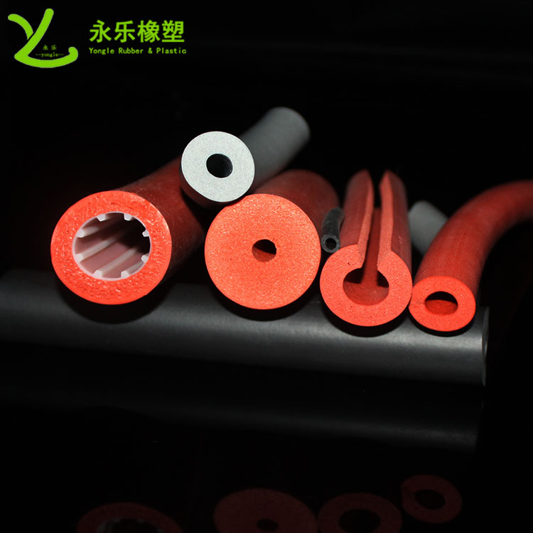 紅橋發(fā)泡硅膠管，擠出發(fā)泡硅膠管，耐高溫發(fā)泡硅膠管