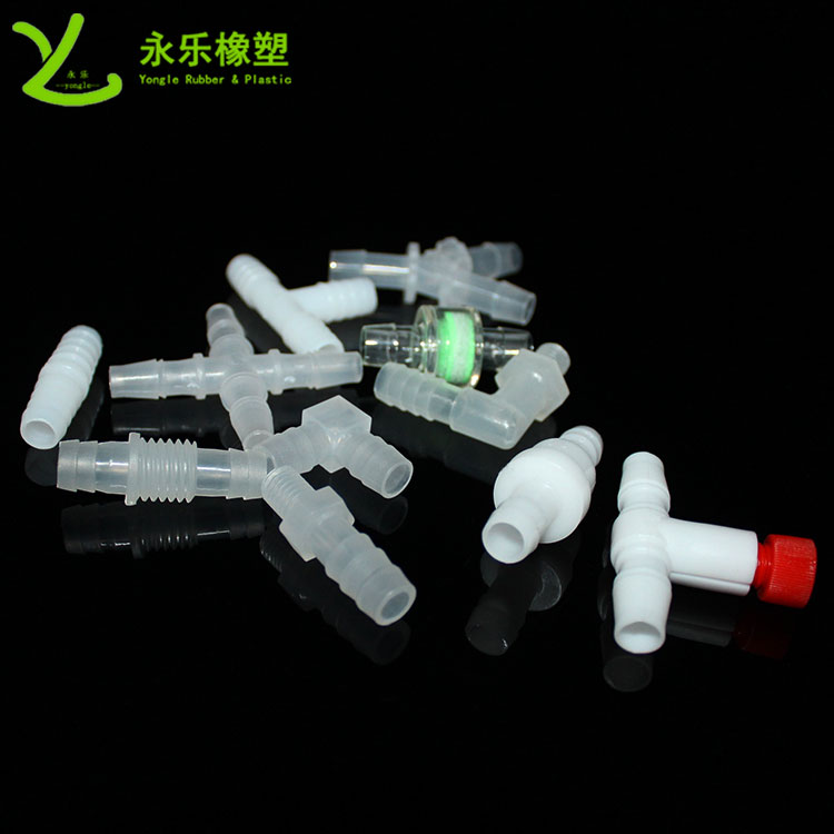 模壓塑膠件接頭，T型塑膠件接頭，四通塑膠件接頭