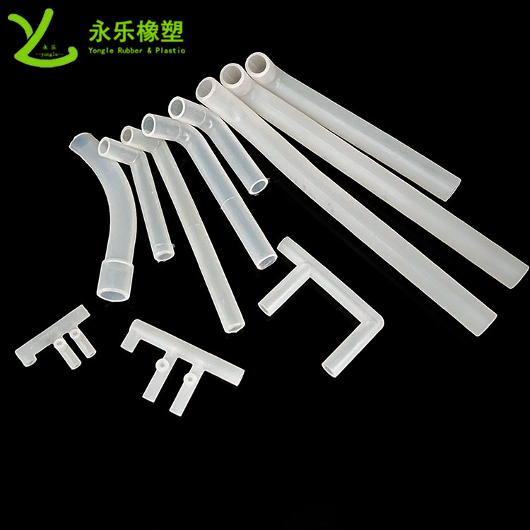 醫(yī)用硅膠彎管，模壓硅膠彎管，血氧儀硅膠彎管