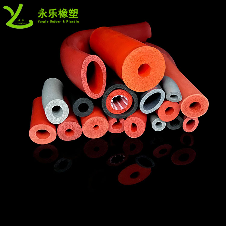 河?xùn)|擠出發(fā)泡硅膠管，耐高溫發(fā)泡硅膠管，耐老化發(fā)泡硅膠管