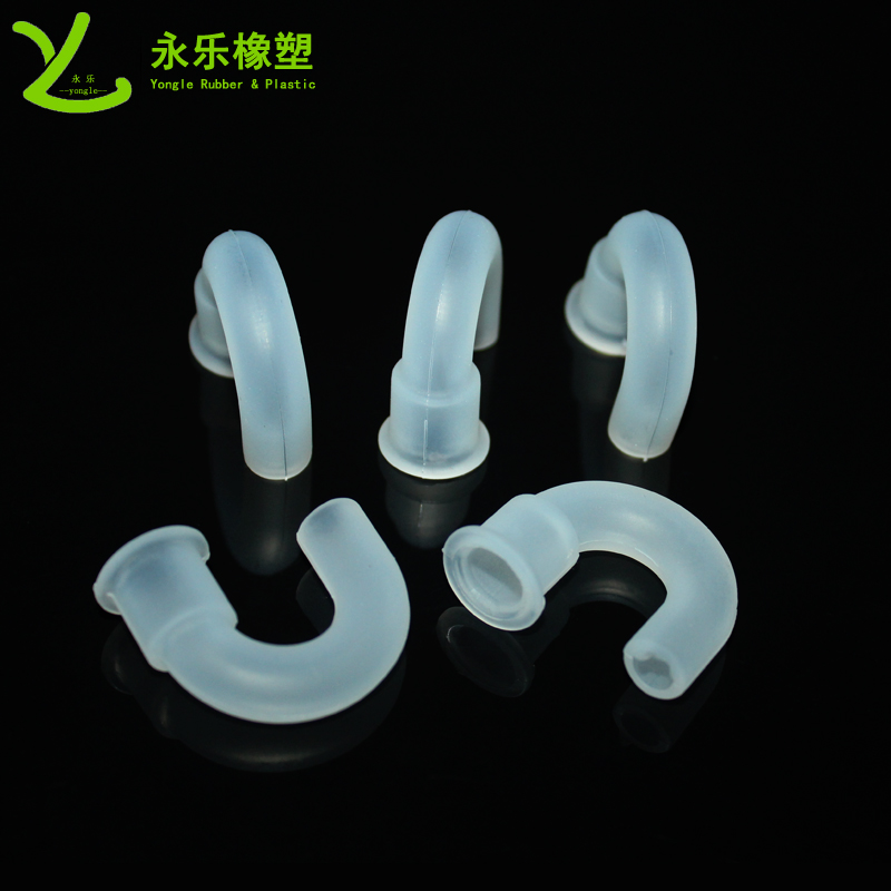醫(yī)用硅膠彎管，模壓硅膠彎管，血氧儀硅膠彎管