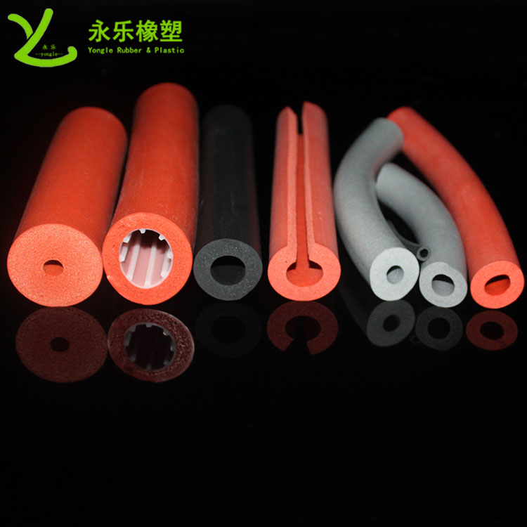 紅橋發(fā)泡硅膠管，擠出發(fā)泡硅膠管，耐高溫發(fā)泡硅膠管