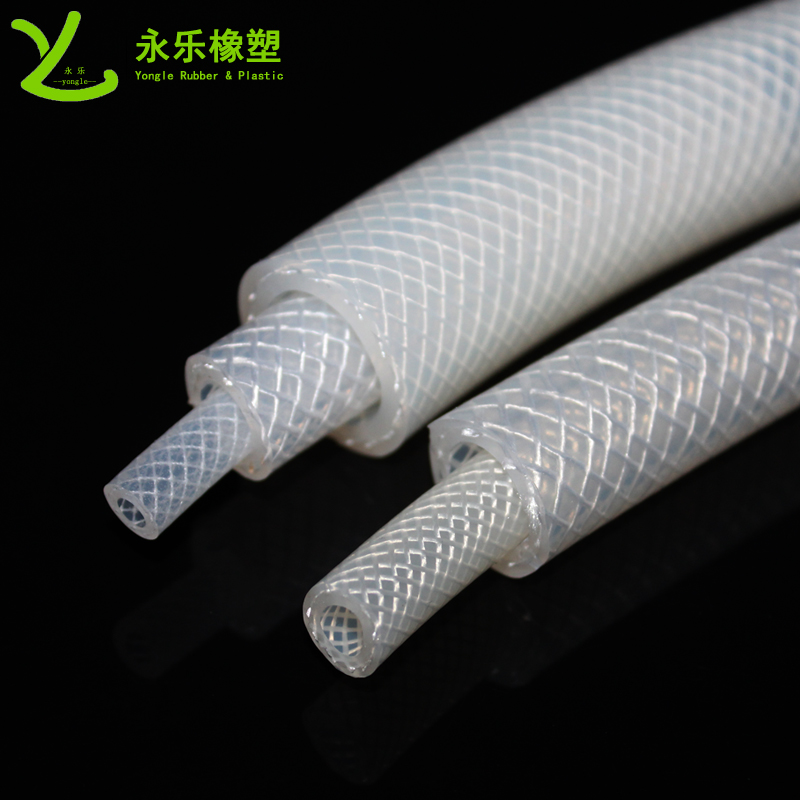 河?xùn)|復(fù)合編織硅膠管，制氧機(jī)編織硅膠管，鉑金編織硅膠管