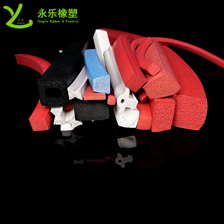 北辰擠出發(fā)泡硅膠條，防水發(fā)泡硅膠條，耐高溫發(fā)泡硅膠條