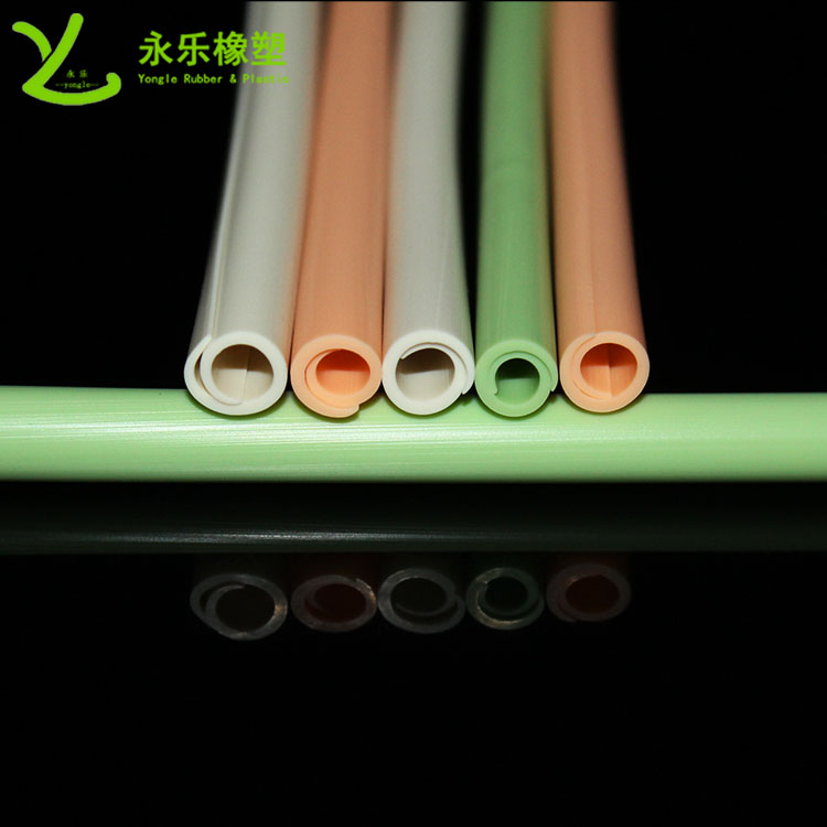 硅膠吸管，擠出異形硅膠吸管，食品級(jí)硅膠吸管