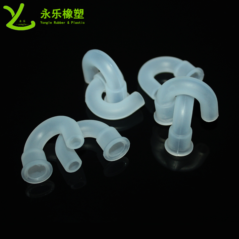 醫(yī)用硅膠彎管，模壓硅膠彎管，血氧儀硅膠彎管