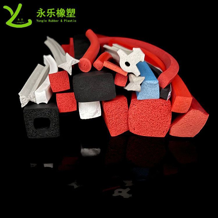 北辰擠出發(fā)泡硅膠條，防水發(fā)泡硅膠條，耐高溫發(fā)泡硅膠條