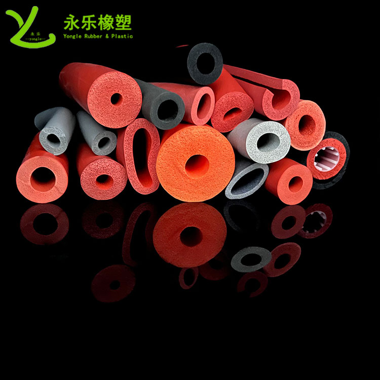 河?xùn)|擠出發(fā)泡硅膠管，耐高溫發(fā)泡硅膠管，耐老化發(fā)泡硅膠管