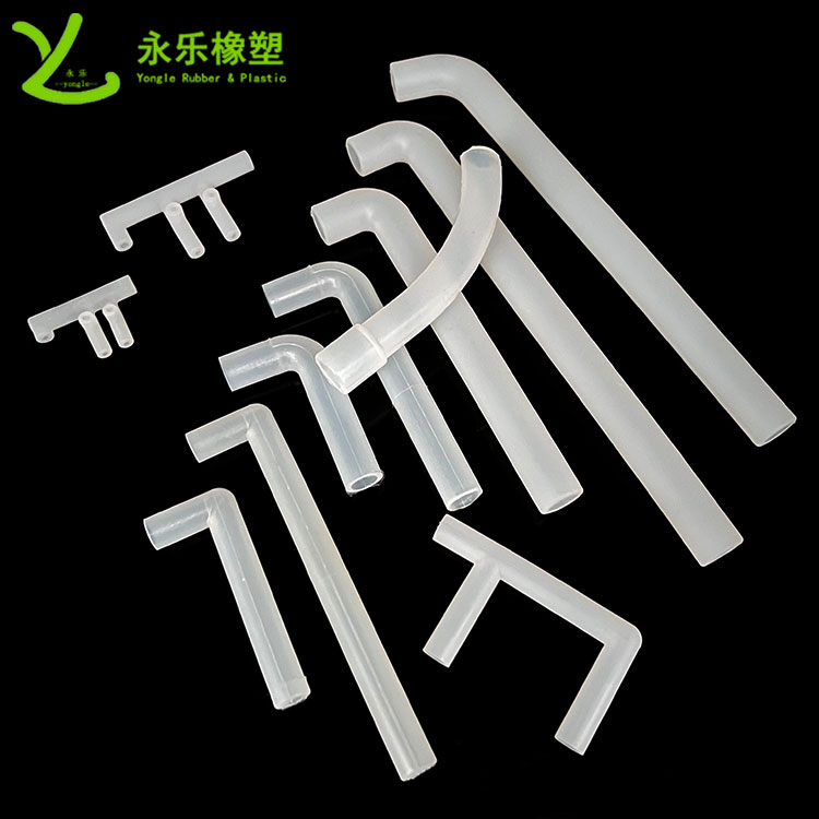 醫(yī)用硅膠彎管，模壓硅膠彎管，血氧儀硅膠彎管