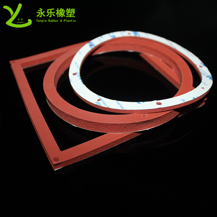 定制模壓發(fā)泡硅膠墊，無氣味模壓發(fā)泡硅膠墊，耐高溫模壓發(fā)泡硅膠墊
