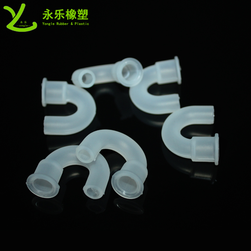 醫(yī)用硅膠彎管，模壓硅膠彎管，血氧儀硅膠彎管