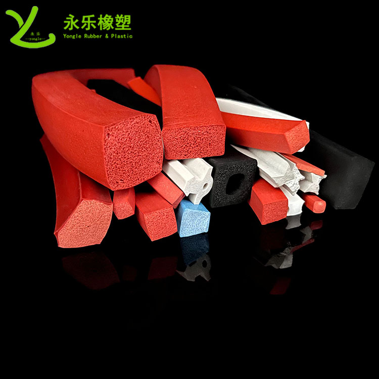 北辰擠出發(fā)泡硅膠條，防水發(fā)泡硅膠條，耐高溫發(fā)泡硅膠條